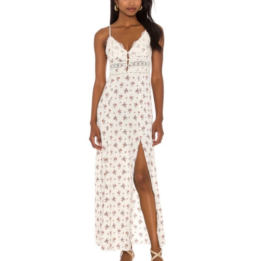 Free People Out & About Maxi Slip Dress